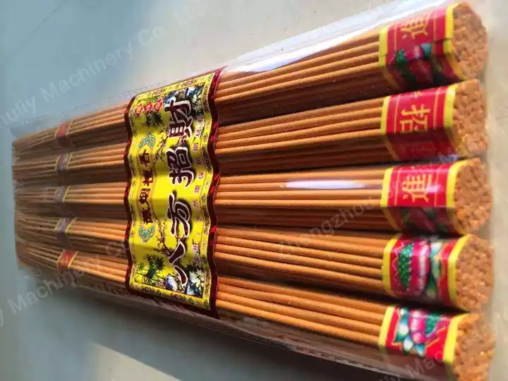 Well-packed incense